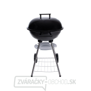 Okrúhly gril na drevené uhlie s vekom a krytom - priemer roštu 39 cm (1) náhled