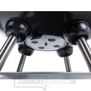 Okrúhly gril na drevené uhlie s vekom a krytom - priemer roštu 39 cm (1) náhled