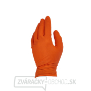 SOLID GRIP nitrilové rukavice 50ks. veľkosť L oranžová  Náhľad