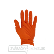 SOLID GRIP nitrilové rukavice 50ks. veľkosť L oranžová  Náhľad
