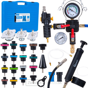 Skúšačka tlaku chladičov a chladiaceho systému 28 ks. (3) Skúšačka tlaku chladičov a chladiaceho systému 28 ks. (3) gallery main image