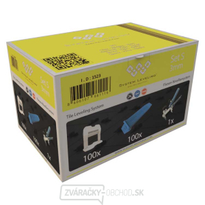 System Leveling - aplikačný SET 100/100/1 - 3mm, kartón System Leveling - aplikačný SET 100/100/1 - 3mm, kartón gallery main image