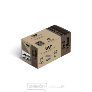 System Leveling - aplikačný SET 100/100/1 - 1,5mm, kartón System Leveling - aplikačný SET 100/100/1 - 1,5mm, kartón gallery main image