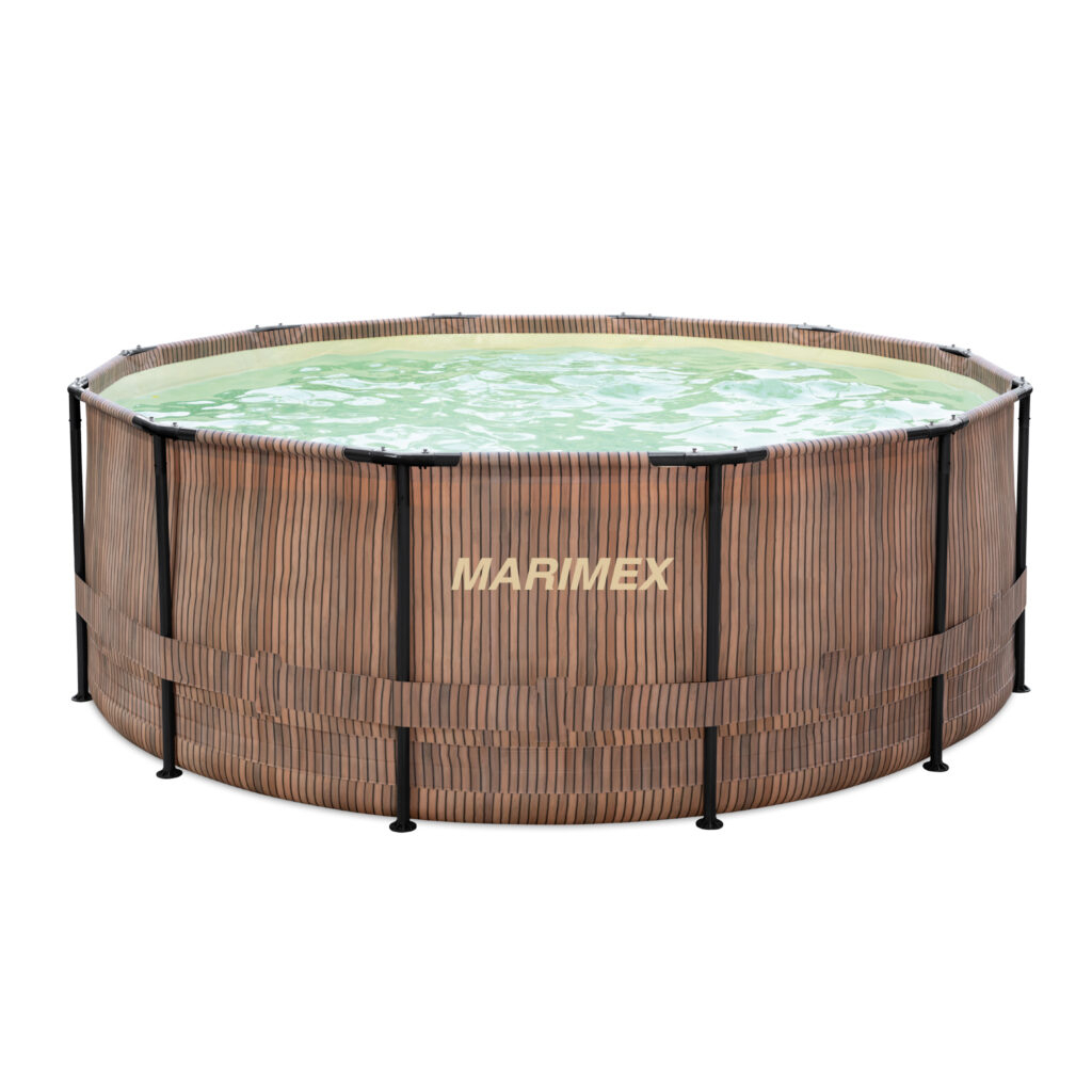 Bazén Florida 3,66x0,99 m so skimmerom - motív TEAK