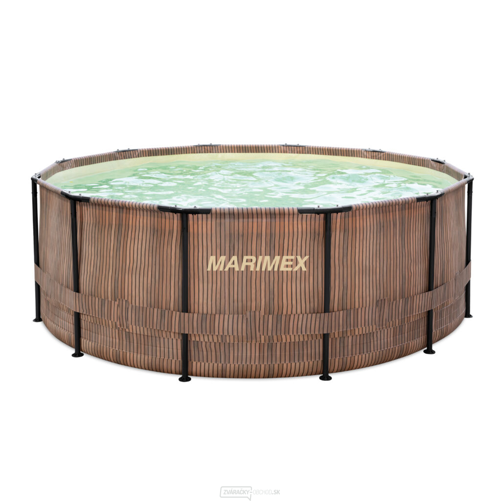 Bazén Florida 3,66x0,99 m so skimmerom - motív TEAK