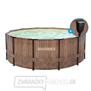 Bazén Florida 3,66x0,99 m so skimmerom - motív TEAK Náhľad