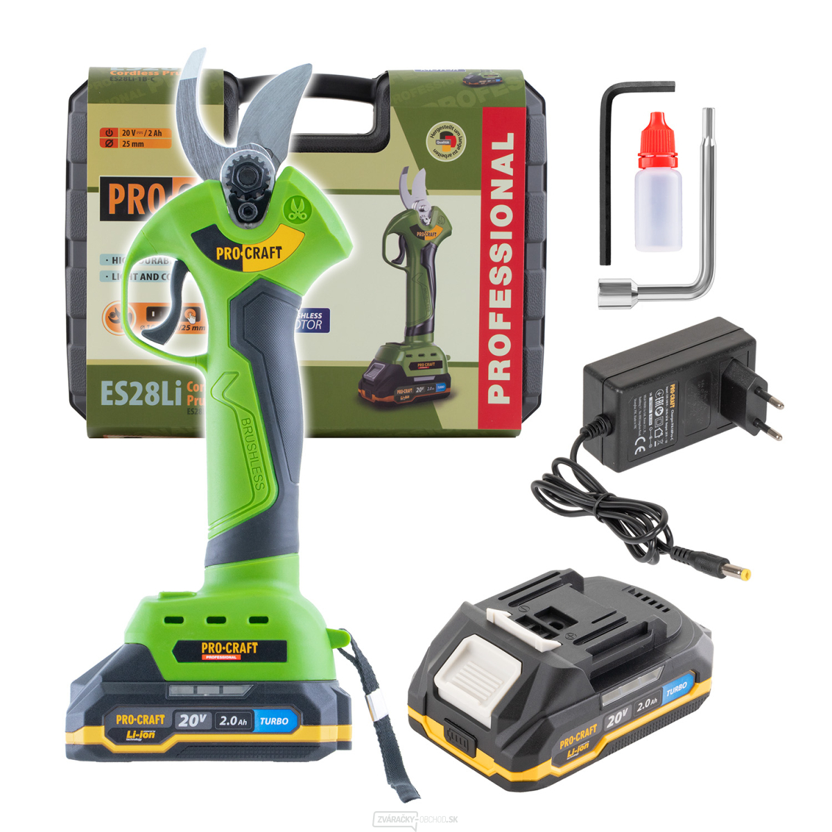 Aku nožnice na konáre Procraft ES28Li | ES28Li