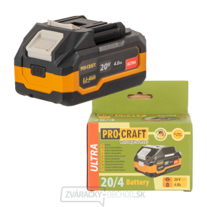 Batéria akumulátorová Procraft 20/4 Ultra | 20/4 Ultra Batéria akumulátorová Procraft 20/4 Ultra | 20/4 Ultra gallery main image
