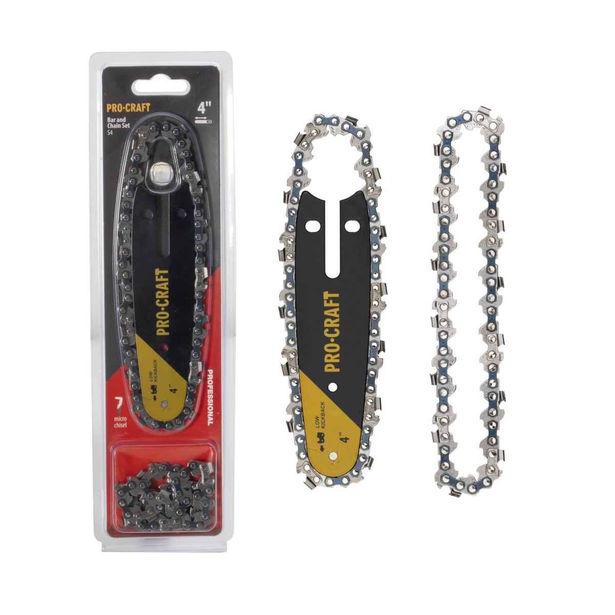 Procraft Súprava pílových reťazí a lišty S4 (2 reťaze a 1 lišta) | S4 S4