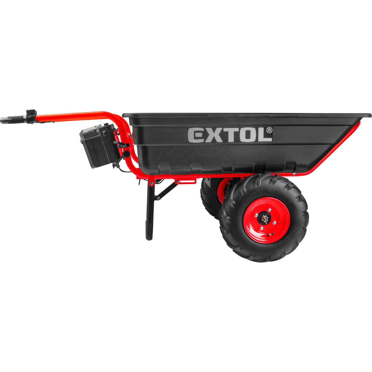 dvojkolák nákladný s prevodovkou aku, 400kg, 225l, 40V Li-ion, 6Ah Náhľad