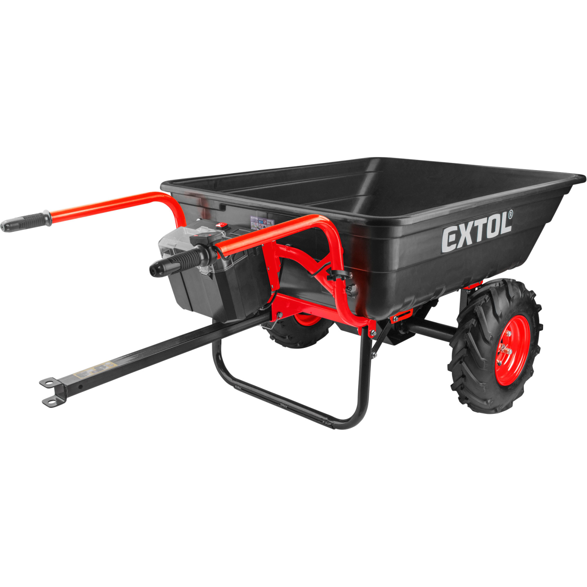 dvojkolák nákladný s prevodovkou aku, 400kg, 225l, 40V Li-ion, 6Ah Náhľad