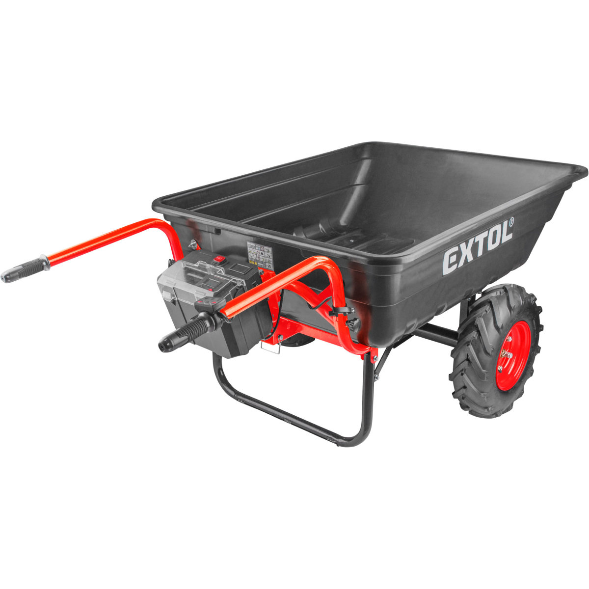 dvojkolák nákladný s prevodovkou aku, 400kg, 225l, 40V Li-ion, 6Ah Náhľad