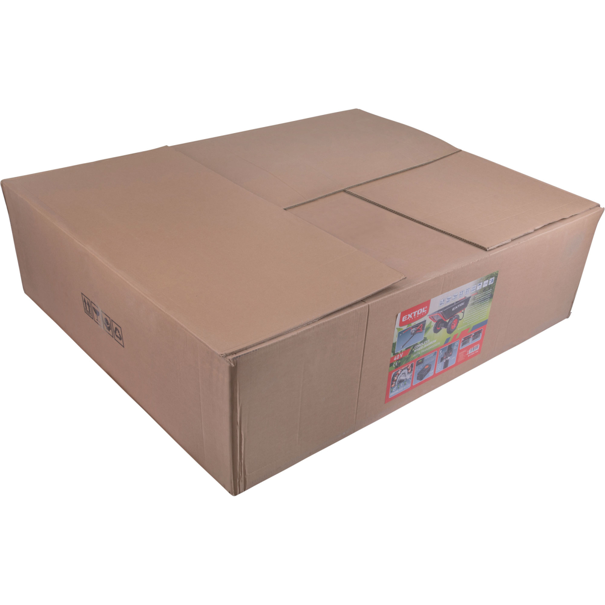 dvojkolák nákladný s prevodovkou aku, 400kg, 225l, 40V Li-ion, 6Ah Náhľad