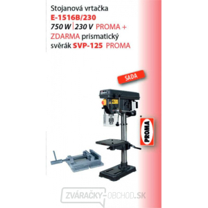 E-1516B/230 - Stojanová vŕtačka + zverák SVP-125 gallery main image