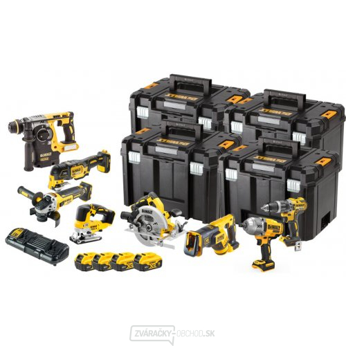 Akumulátorová súprava náradia DeWALT DCK865P4T 18V 4x5,0 Ah XR