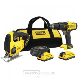 Kombinovaná súprava V20 18V 2x2,0Ah Stanley FatMax SFMCK212D2S Kombinovaná súprava V20 18V 2x2,0Ah Stanley FatMax SFMCK212D2S gallery main image