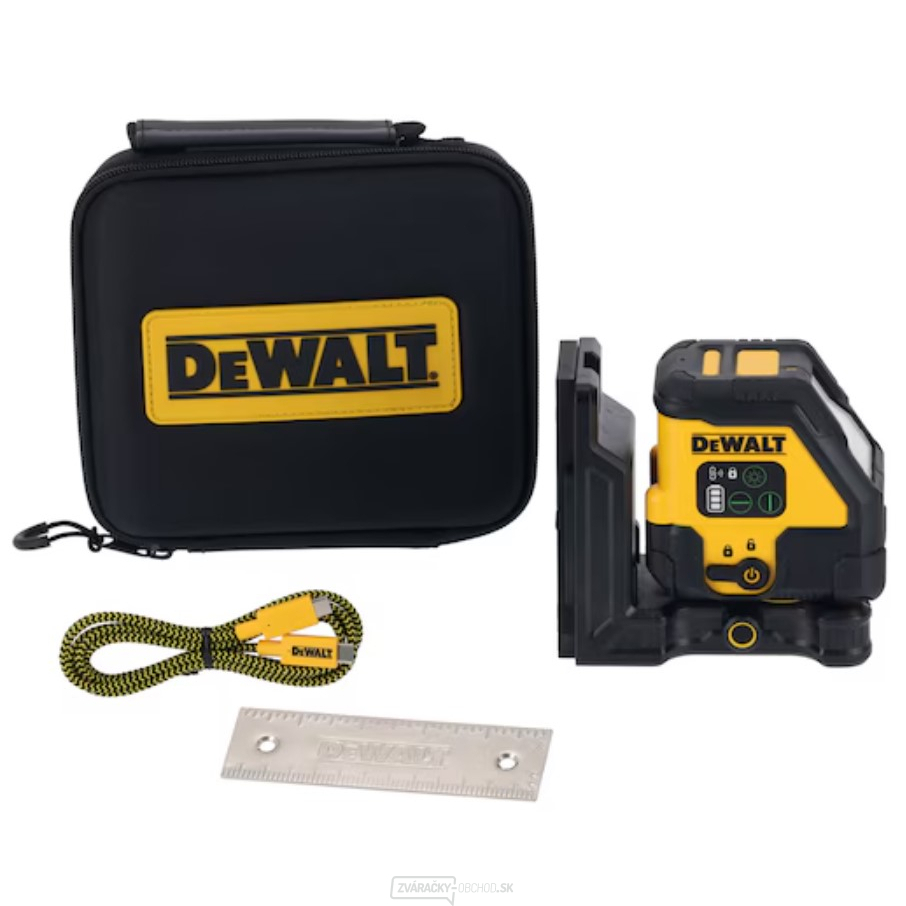 Dewalt DCLE14201GB Zelený USB laser s krížovým lúčom