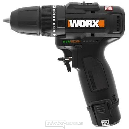 WX121 - Akuskrutkovač 12V, 1x2Ah