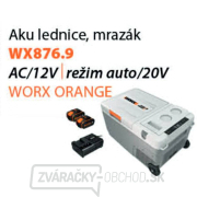 Aku chladnička Worx set WX876.9/mraznička 20V + WA3611 2x4.0Ah - duálna nabíjačka - Powershare Aku chladnička Worx set WX876.9/mraznička 20V + WA3611 2x4.0Ah - duálna nabíjačka - Powershare gallery main image