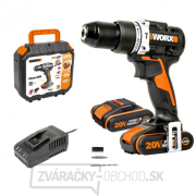 WX352 - Aku vŕtačka 20V, 2x2.0Ah - Powershare Náhľad