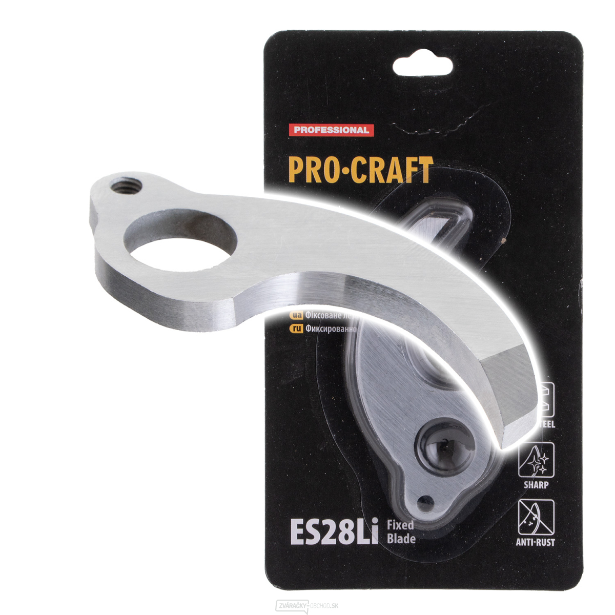 Náhradný spodný nôž na Aku nožnice Procraft ES28Li | ES28Li Fixed Blade