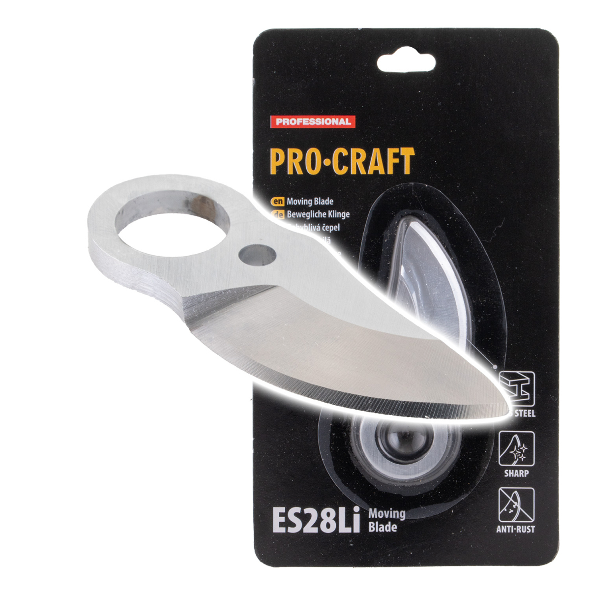 Náhradný horný nôž na Aku nožnice Procraft ES28Li | ES28Li Moving Blade ES28Li Moving Blade