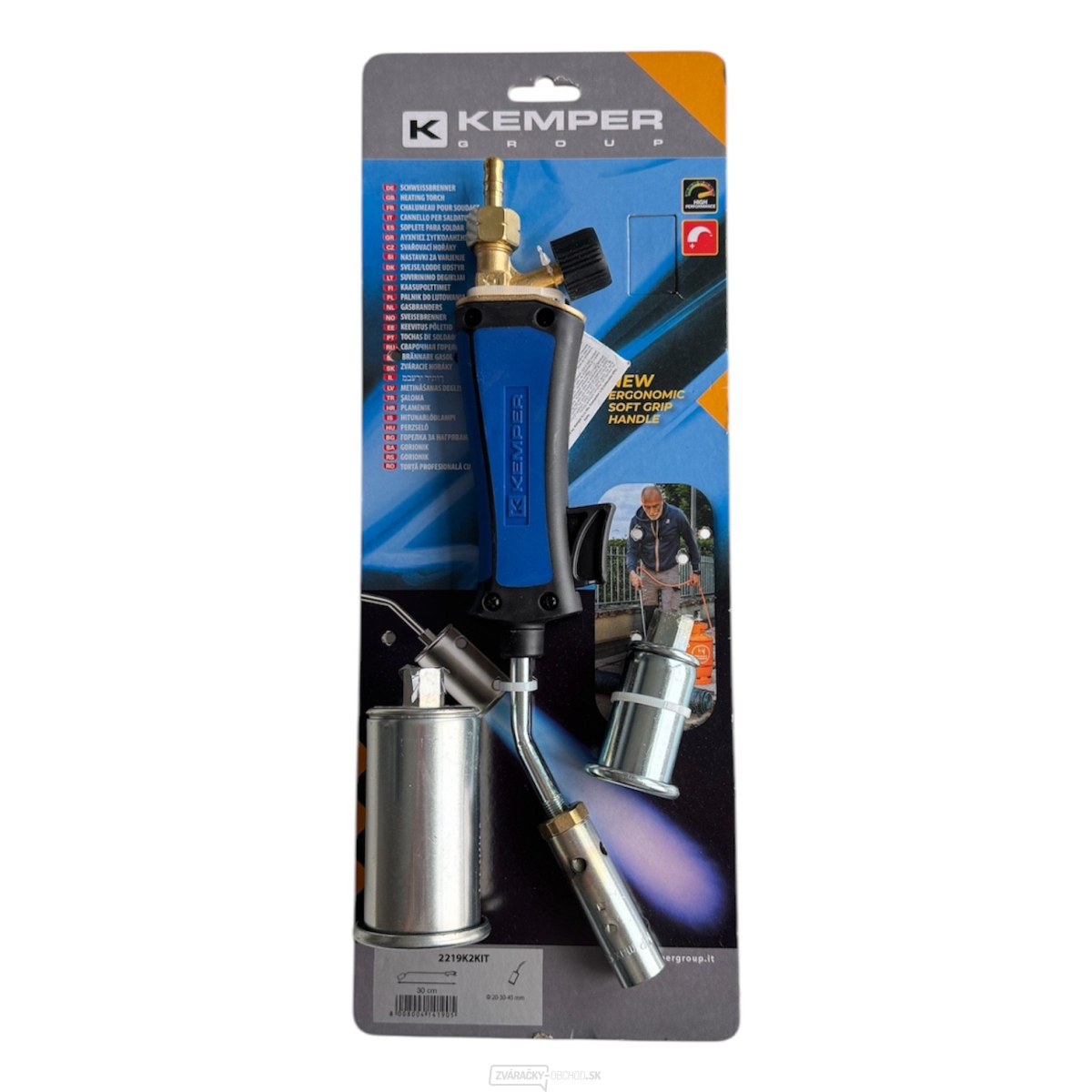 Súprava horákov PB, tryska 20-30-45 mm, šetrič Súprava horákov PB, tryska 20-30-45 mm, šetrič gallery main image