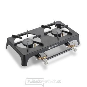 Liatinový sporák 2 x 7,5 kW, regulácia, piezo-zap gallery main image