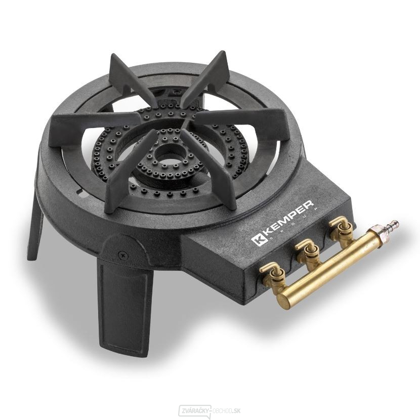 Liatinový sporák 9 kW na 4 nohách, PB 30 mbar gallery main image