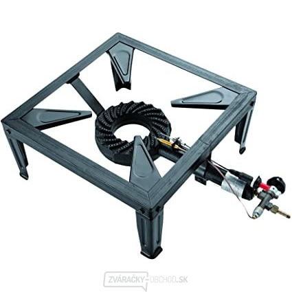 Liatinový sporák 7,5 kW, regulácia, peizo-zapaľovanie. gallery main image