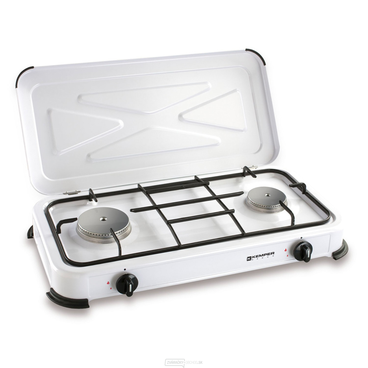 Smaltovaný dvojplatničkový sporák 2,6 kW