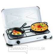 Smaltovaný dvojplatničkový sporák 2,6 kW Náhľad