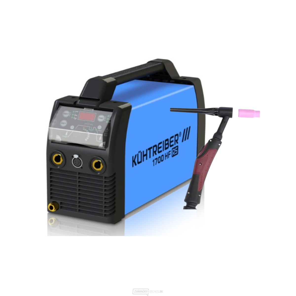 KITin 1900 HF RS + 8m SR17 horák/Zvárací horák 17/8m - 35-50 s tlačidlom HF RS