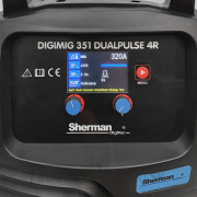 Synergická invertorová zváračka Sherman DIGIMIG 351 DUALPULSE 4R + horák + káble Náhľad