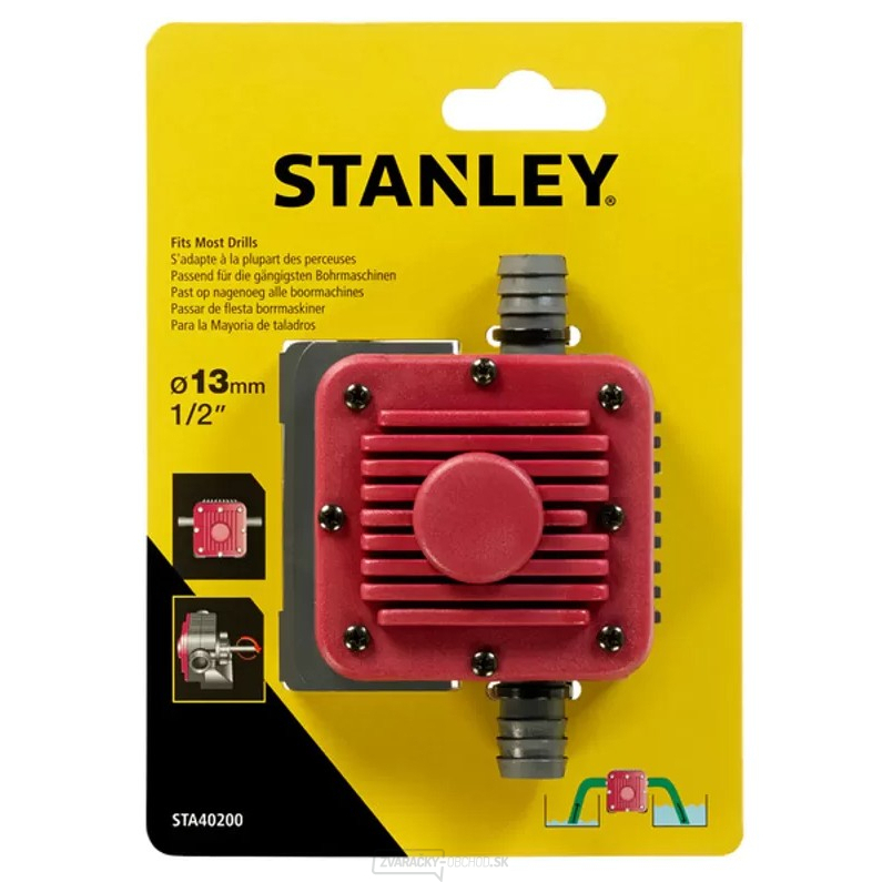 Čerpadlo na vŕtačku 1-2" 13 mm, upínací hriadeľ 6 mm Stanley STA40200