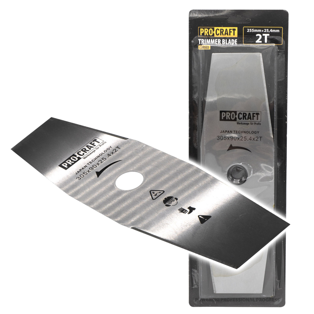 Nôž krovinorezu (305*90*25.4) 2T (nerez) PROCRAFT | H-2T/H H-2T/H