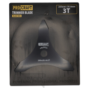 Nôž krovinorezu (D255*25.4) 3T vrúbkovaný PROCRAFT | H-3T/Z Náhľad