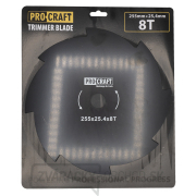 Nôž krovinorezu (kotúč) (D255*25.4) 8T PROCRAFT | H-8T Náhľad