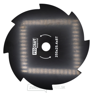 Nôž krovinorezu (kotúč) (D255*25.4) 8T PROCRAFT | H-8T Nôž krovinorezu (kotúč) (D255*25.4) 8T PROCRAFT | H-8T gallery main image