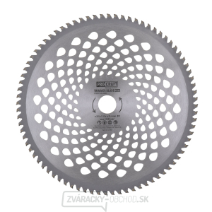 Nôž krovinorezu (kotúč) (D255*25.4) 80T PROCRAFT | H-80T Nôž krovinorezu (kotúč) (D255*25.4) 80T PROCRAFT | H-80T gallery main image