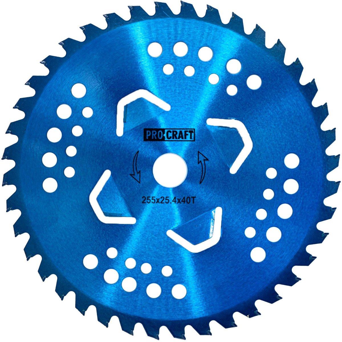 Nôž krovinorezu (kotúč) (D255*25.4) 40T karbid volfrámu (blue) PROCRAFT | H/P-3/B H/P-3/B
