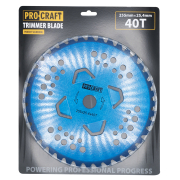 Nôž krovinorezu (kotúč) (D255*25.4) 40T karbid volfrámu (blue) PROCRAFT | H/P-3/B Náhľad