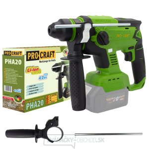 Kladivo vŕtacie aku Procraft PHA20 bez akumulátora a nabíjačky | PHA20bb gallery main image