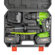 Aku vŕtací skrutkovač s príklepom Procraft SPA18BL Brushless so sadou bitov DBS-101 | SPA18BL/DBS101 náhled