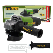 Brúska uhlová Procraft PW1050 + rýchloupínacia matica, 10x rezný kotúč, 2x lamelový kotúč | SPW1050/RM14 náhled