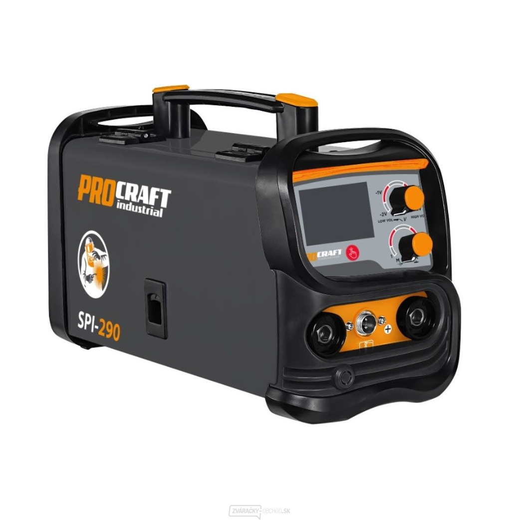 Kombinovaná invertorová zváračka Co Flux - trubičkový drôt, MMA, TIG lift Procraft SPI-290 | SPI-290