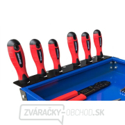 Dielenský vozík 3PB s 3 policami - modrý Náhľad