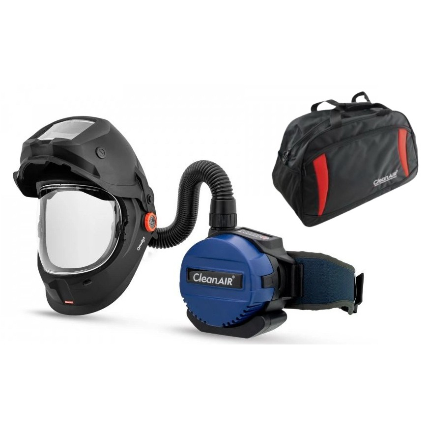 Filtračná súprava s FJ CleanAir Basic a kuklou Omnira COMBI air Ready 2 Work