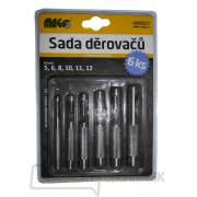 Sada dierovačov - 5, 6, 8, 10, 11, 12mm Sada dierovačov - 5, 6, 8, 10, 11, 12mm gallery main image