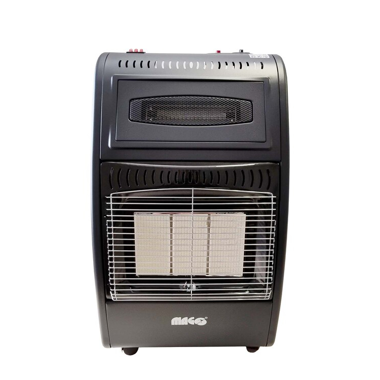 Kombinované plynové 4,2 kW a elektrické 1,5 kW kachle MAGG s ventilátorom 110158